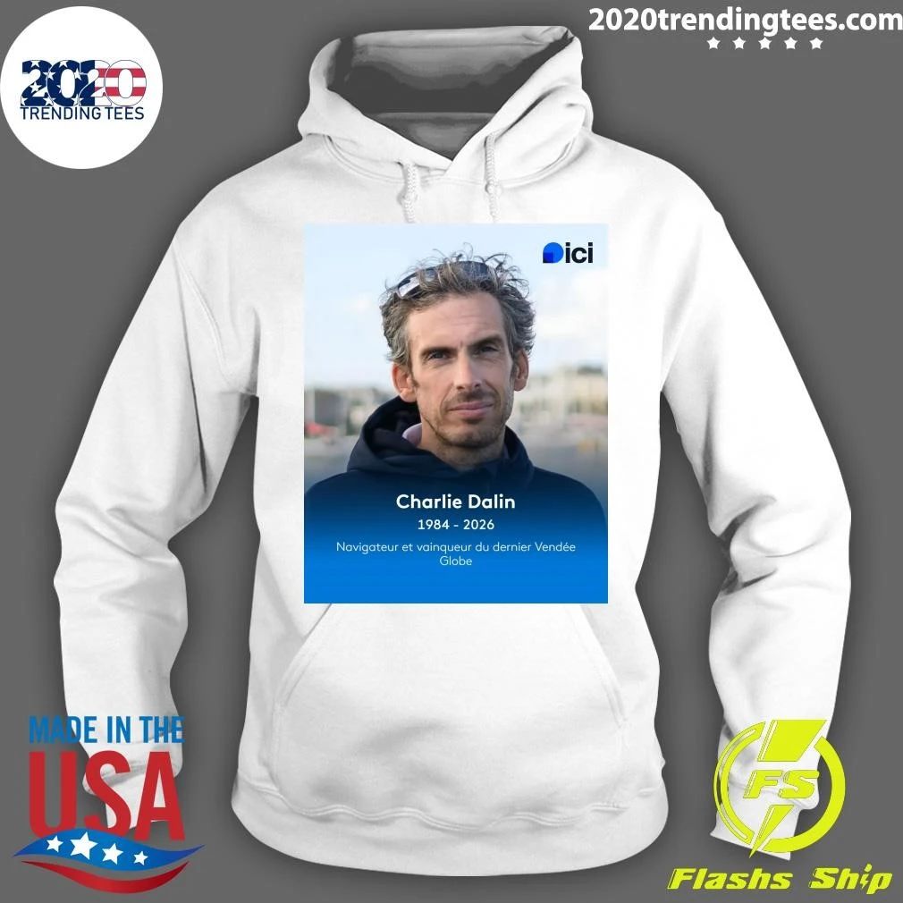 Charlie Dalin 1984-2026 Navigateur Et Vainqueur Du Dernier Vendée Globe Shirt