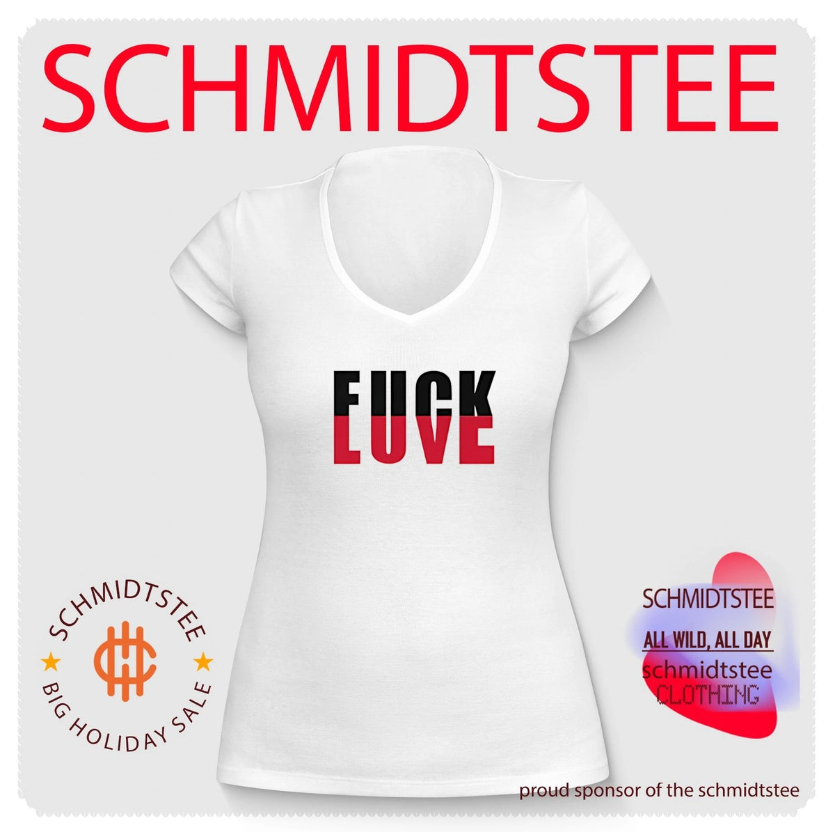 Fuck and love shirt