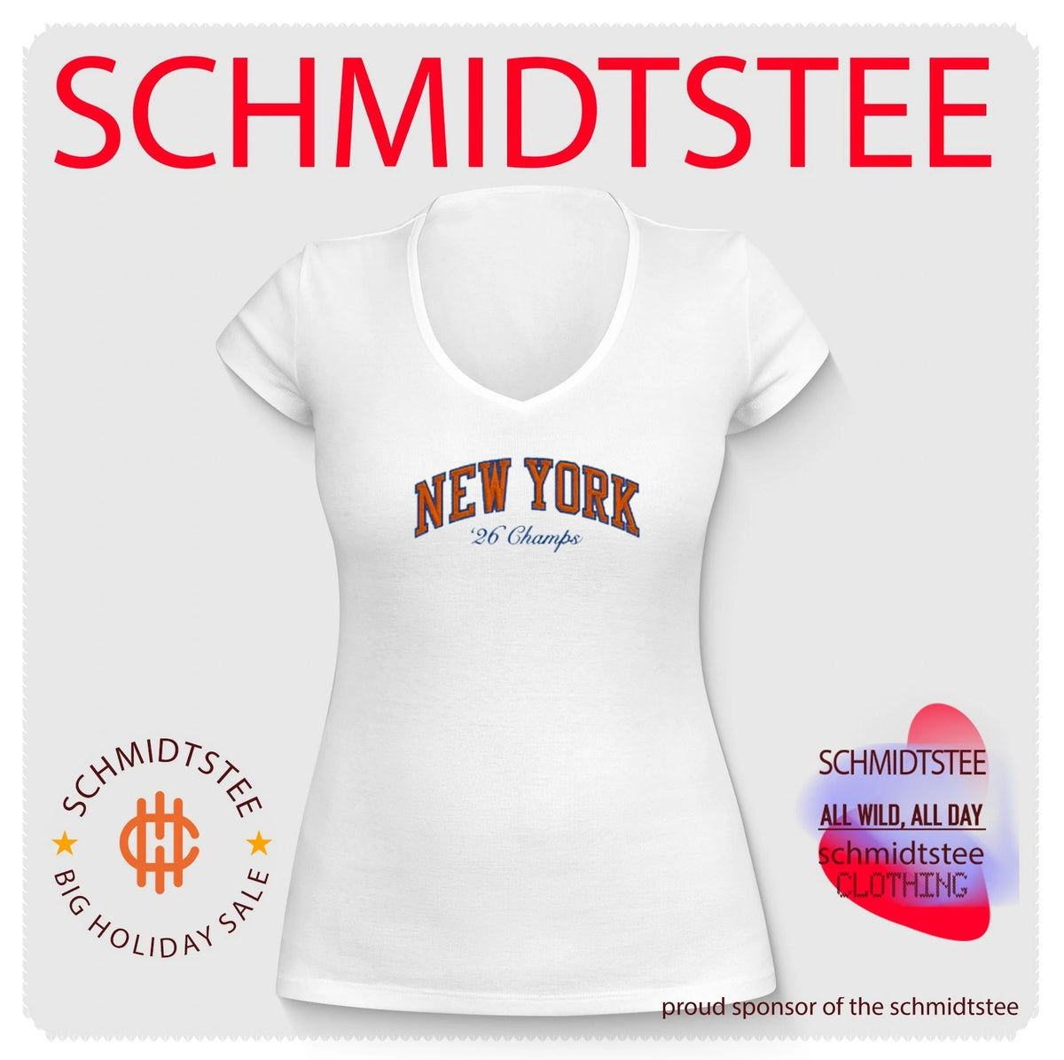 New York Basketball NY ’26 Champs logo shirt