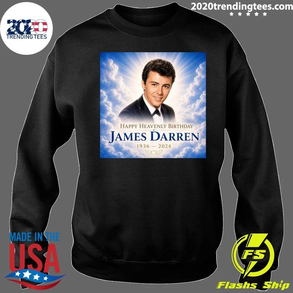 Happy Heavenly Birthday James Darren 1936-2024 Shirt