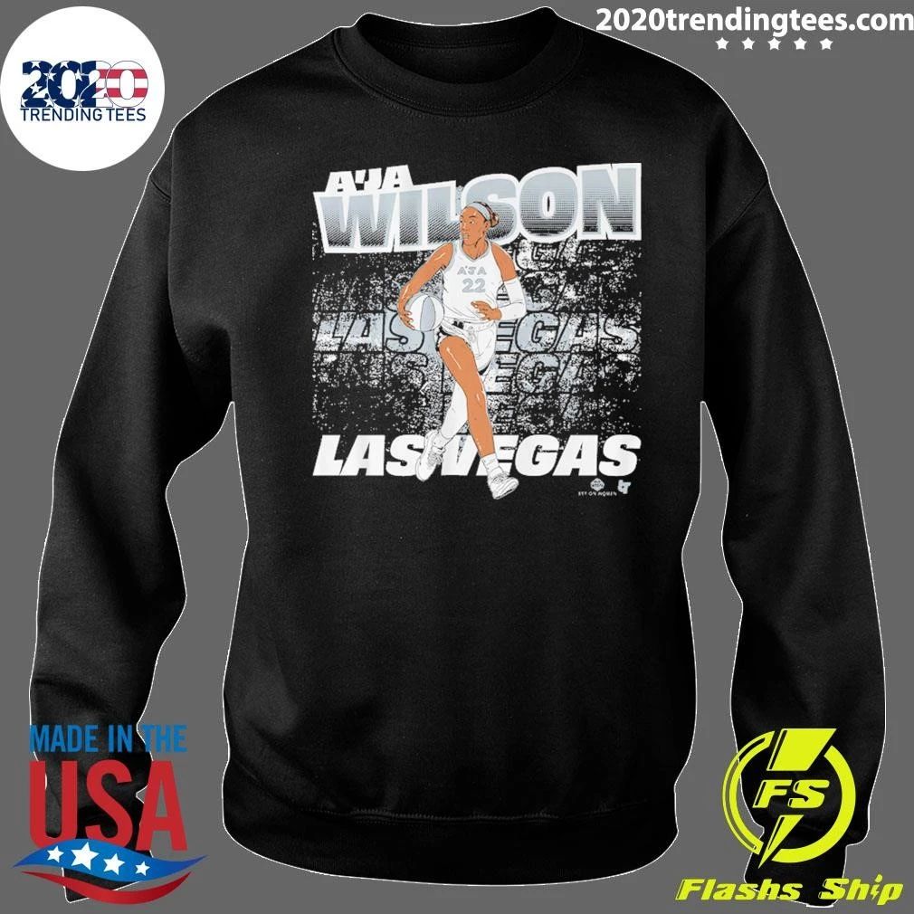 A’ja Wilson Las Vegas Street Ball Shirt