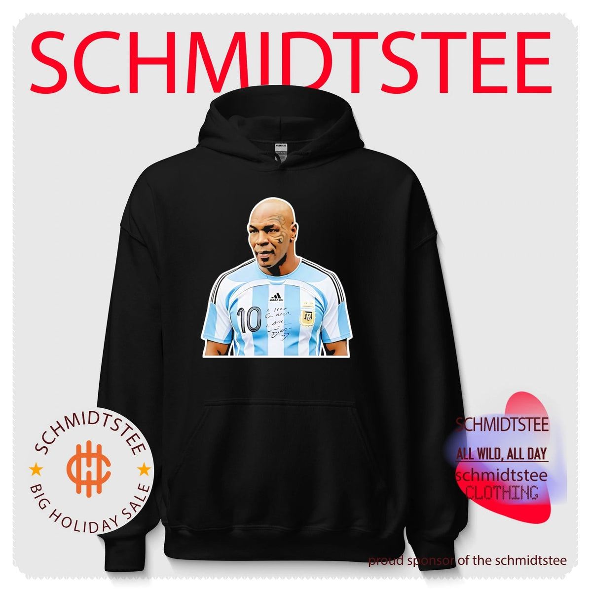 Mike Tyson Messi Argentina National Football Team Jersey shirt