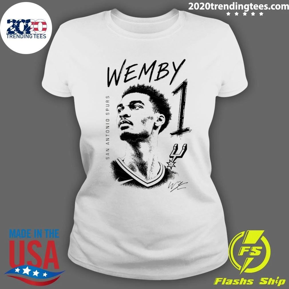 Wembanyama Basketball Star San Antonio Spurs Wemby 1 Shirt