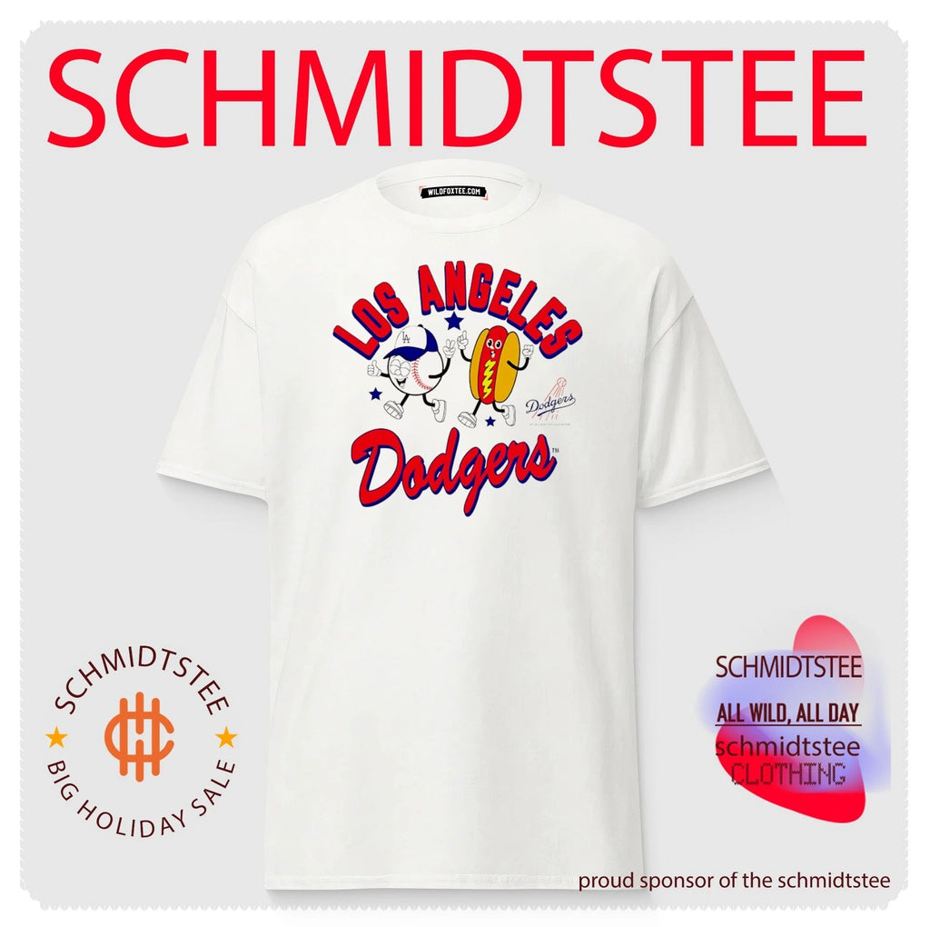 Los Angeles Dodgers HotDog Preschool Snack cartoon shirt