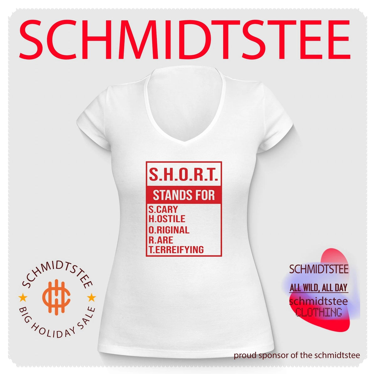 Short Stands for Scary Hostile Original Rare and Terrifying shirt