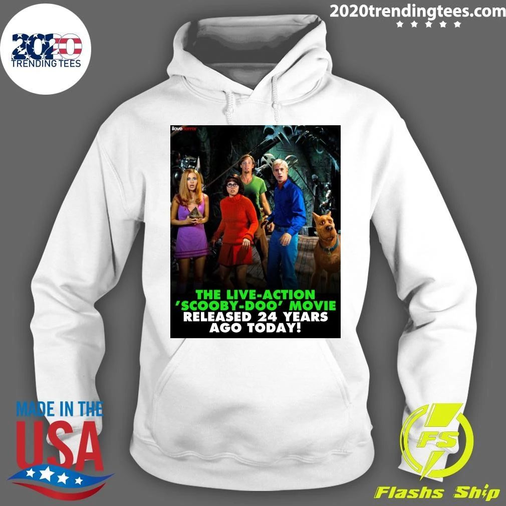 The Iconic Live-Action Scooby-Doo Film Celebrates Its 24th Anniversary Shirt