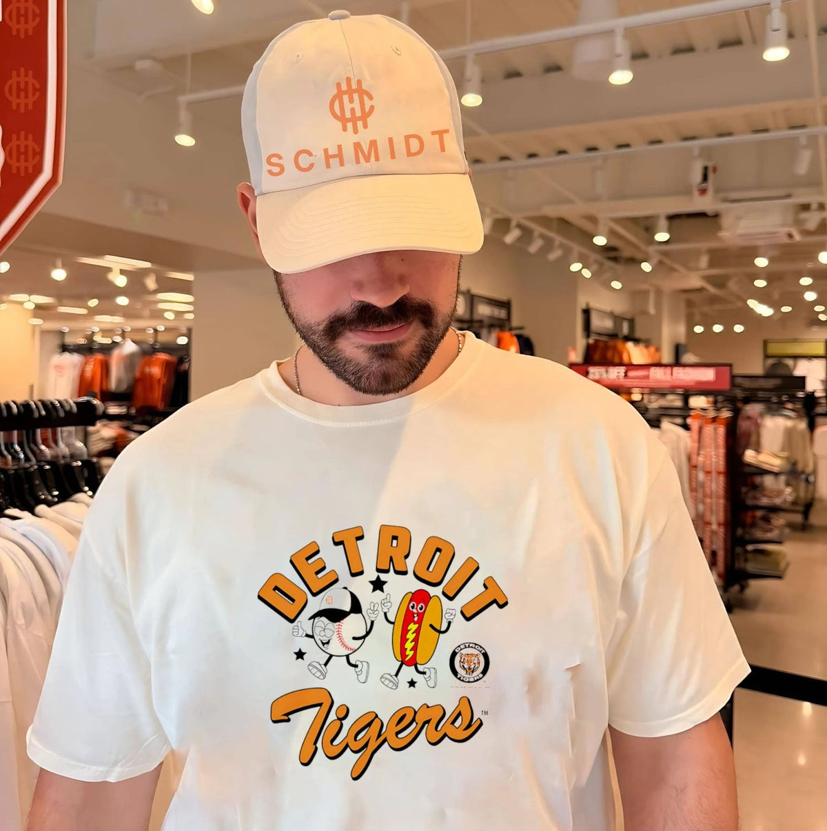 Detroit Tigers HotDog Preschool Snack cartoon shirt