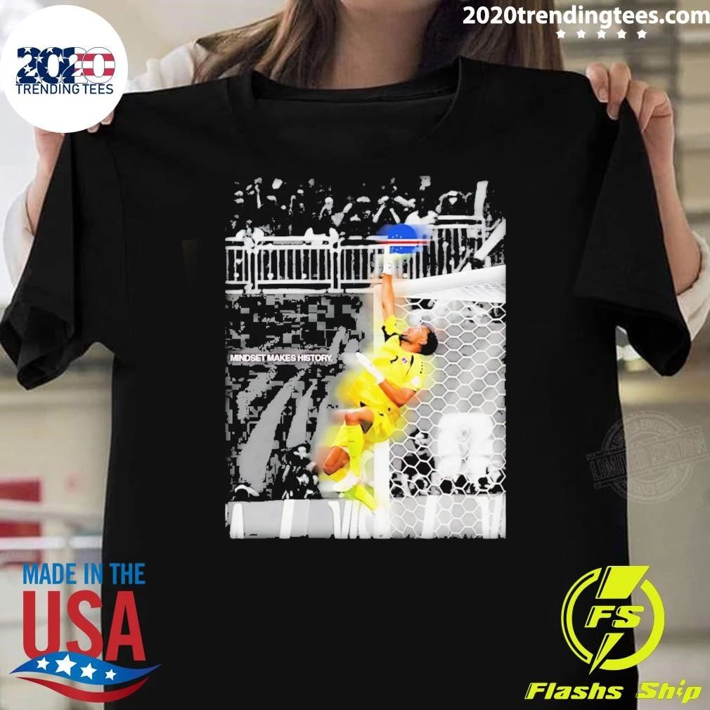 Vozinha Cape Verdean Goalkeeper Mindset Makes History Shirt