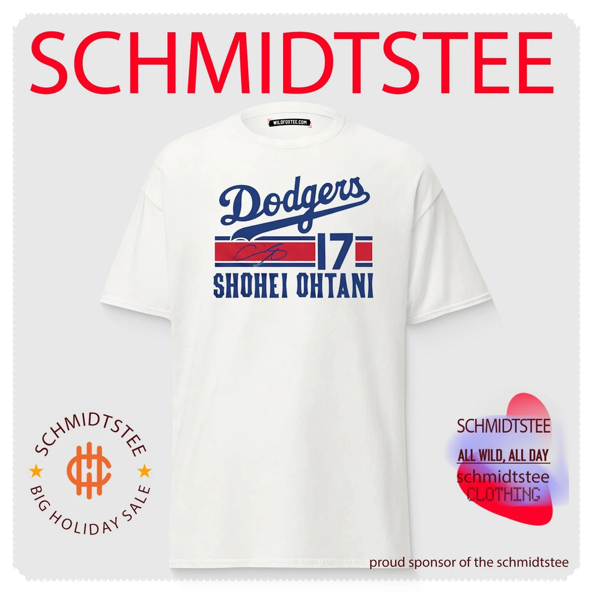 Shohei Ohtani Los Angeles Dodgers Signature Name & Number shirt