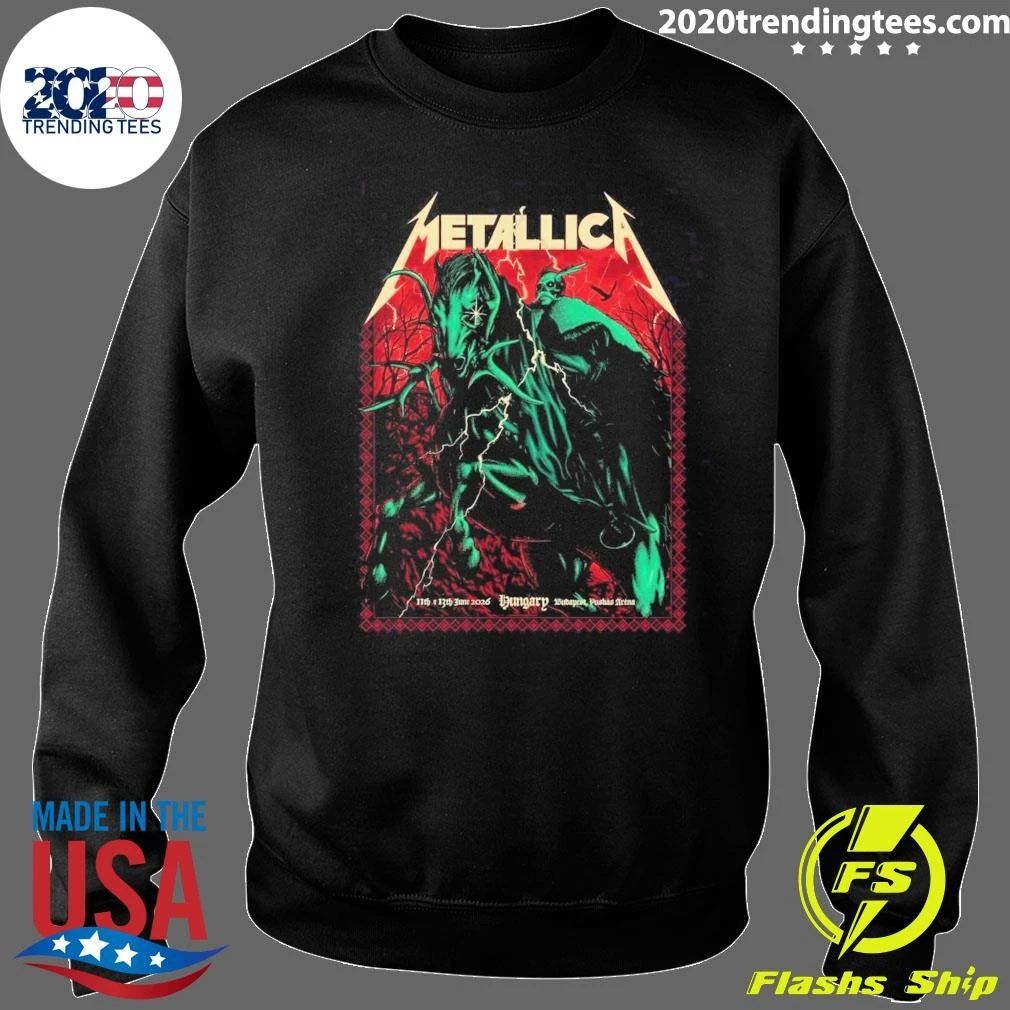 Metallica M72 Tour Hungary June 11-13 2026 Death Knight Shirt