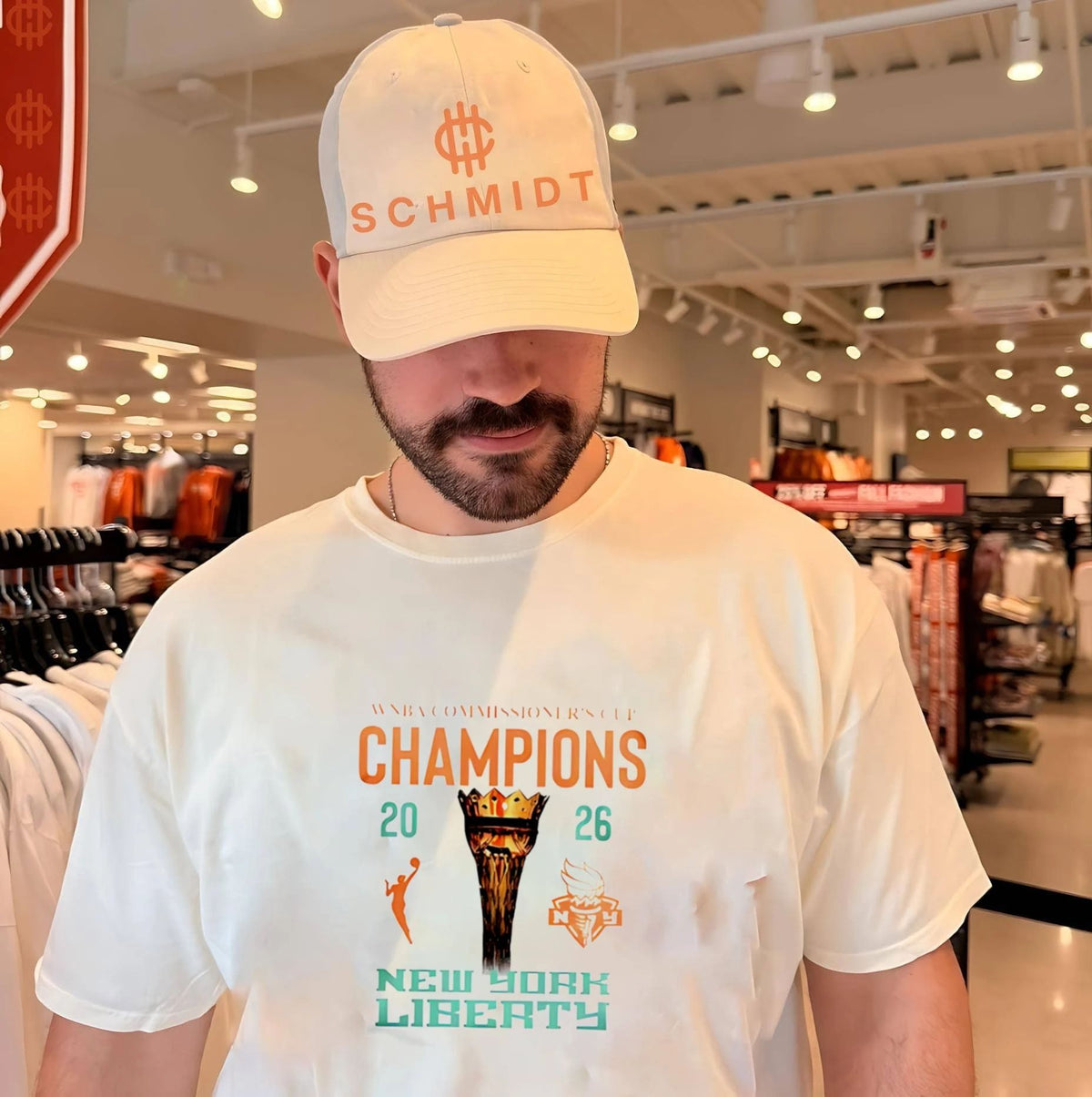 New York Liberty 2026 WNBA Commissioner’s Cup Champions trophy shirt