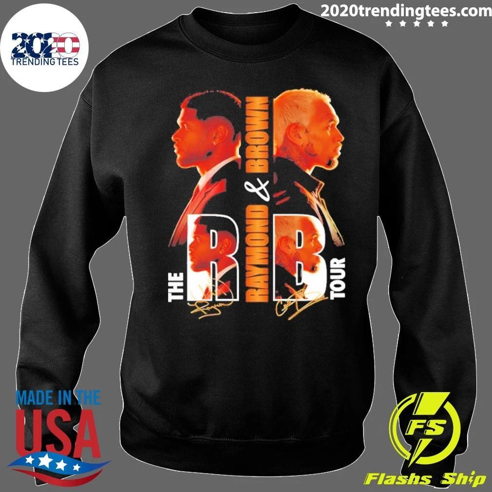 Usher And Chris Brown Raymond And Brown The R B Tour Concert Signatures Shirt