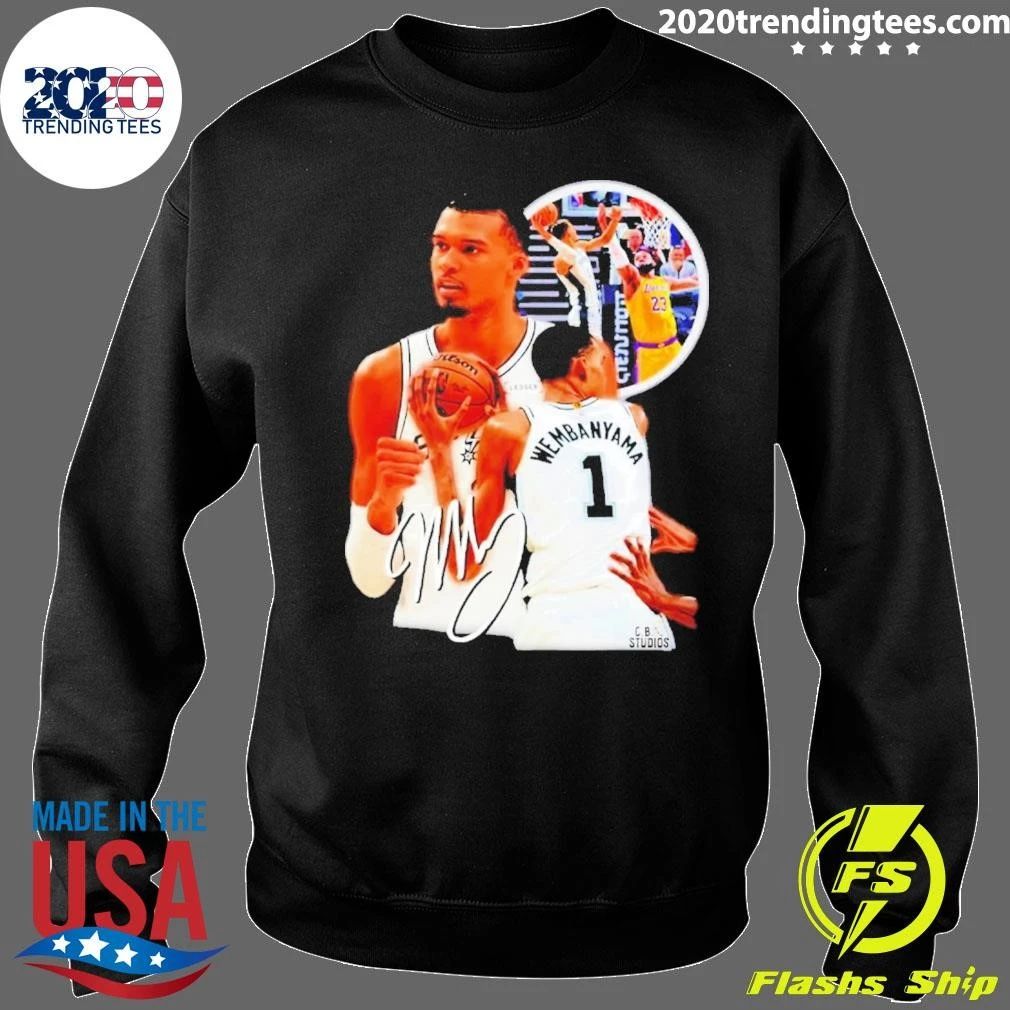 NBA Finals 2026 San Antonio Spurs Victor Wembanyama Signature Bootleg Retro Shirt