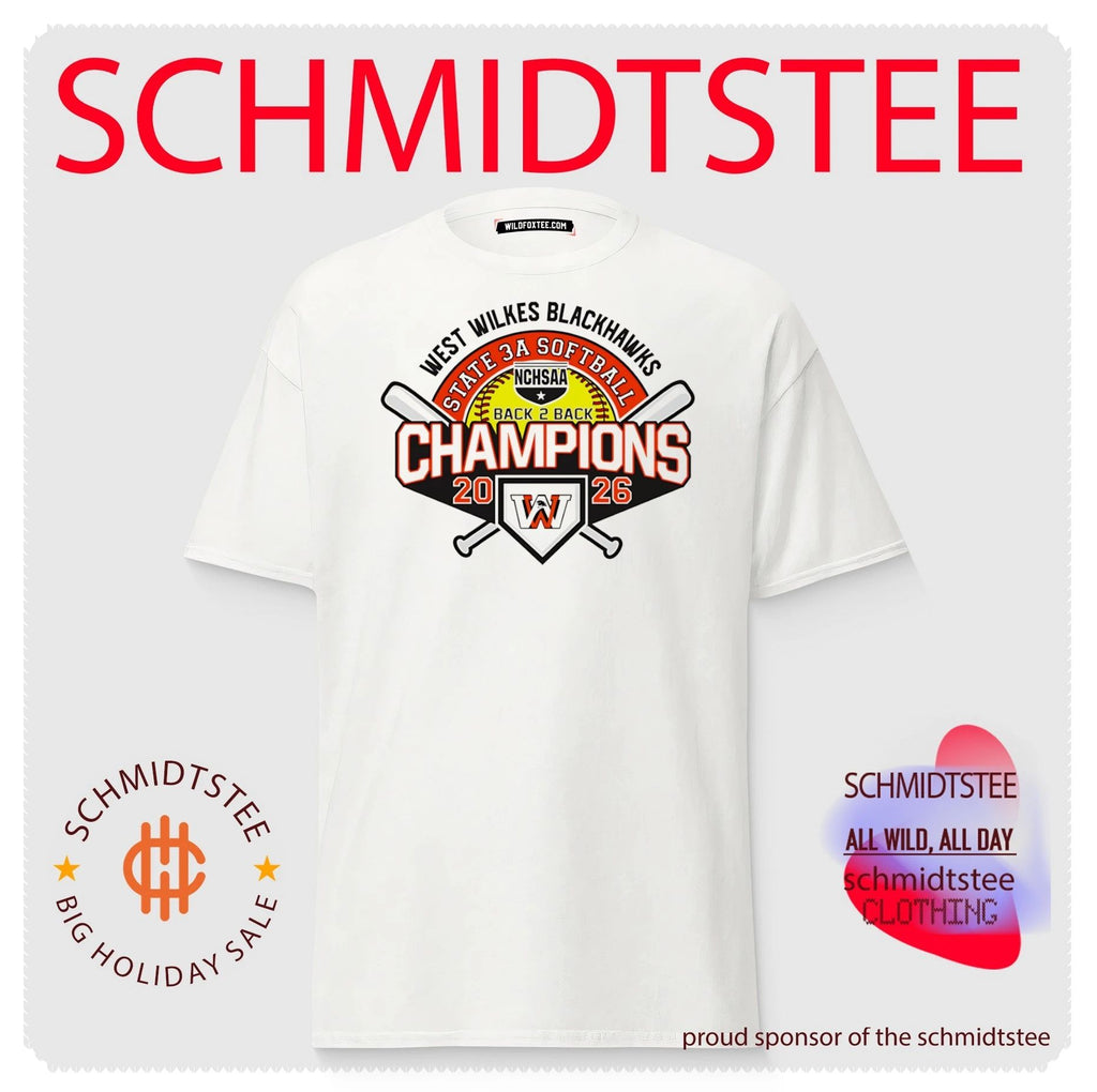 West Wilkes Blackhawks 2026 NCHSAA State 3A Softball Champions shirt