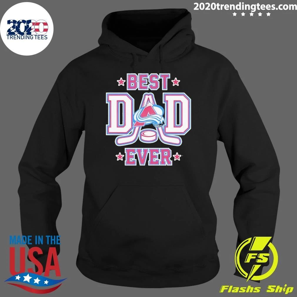 Colorado Avalanche Hockey Nhl Best Dad Ever 2026 Shirt