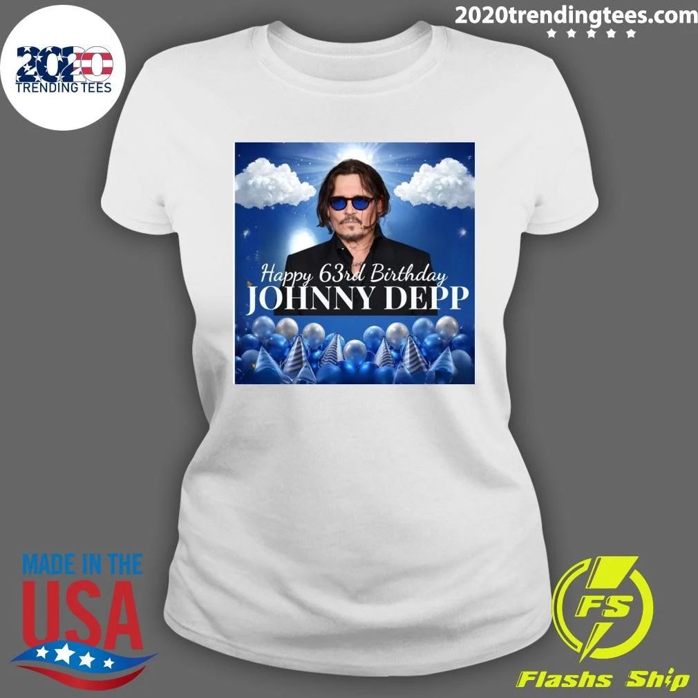 Happy 63rd Birthday Johnny Depp Shirt