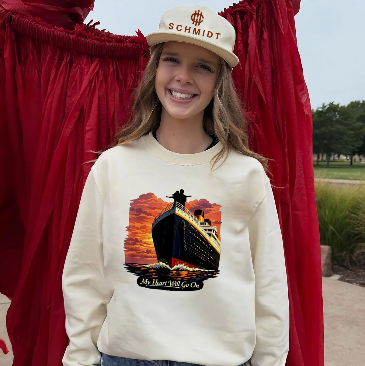 Titanic My Heart Will Go On Sunset Jack and Rose shirt