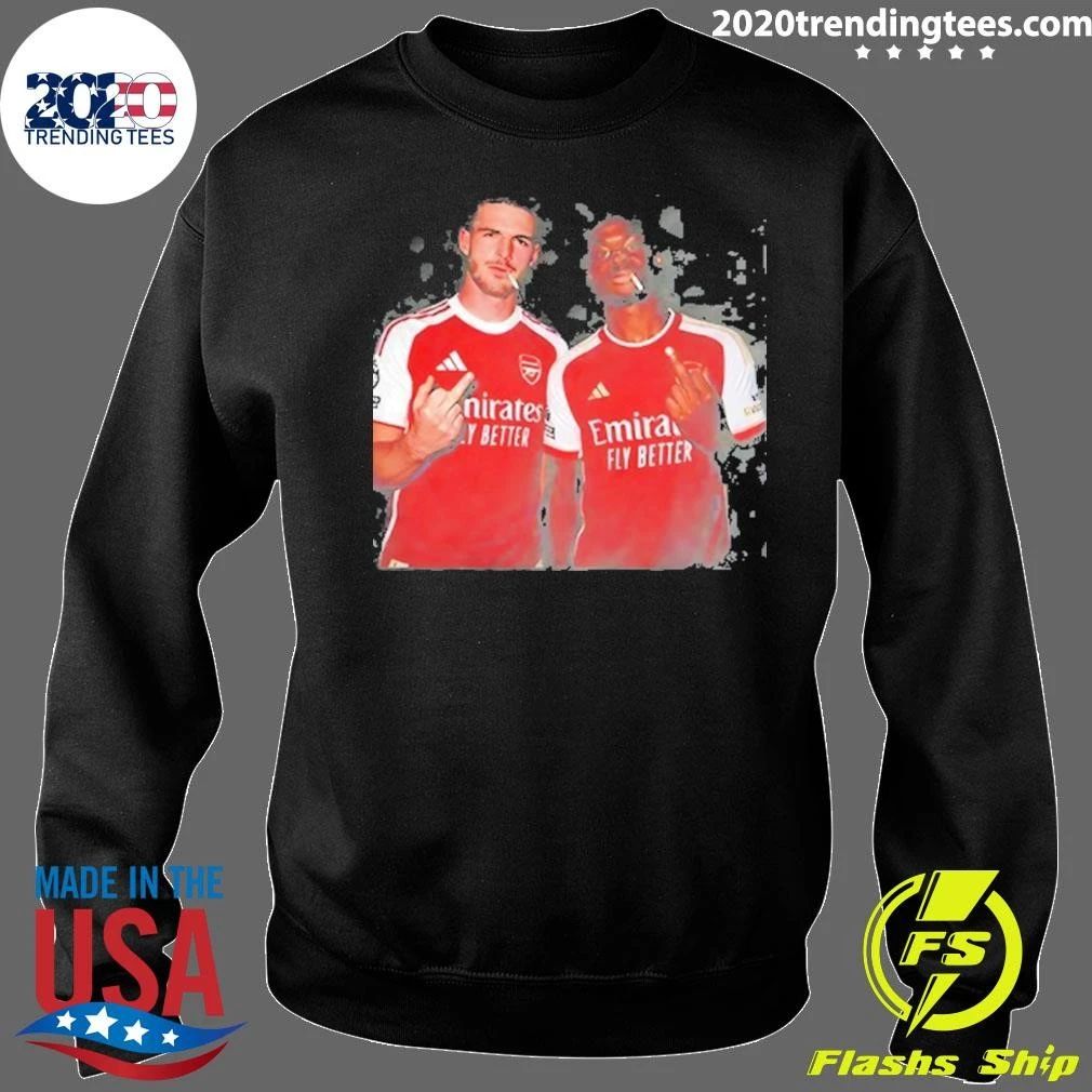 Arsenal Soccer The Middle Finger Gesture 4 Shirt