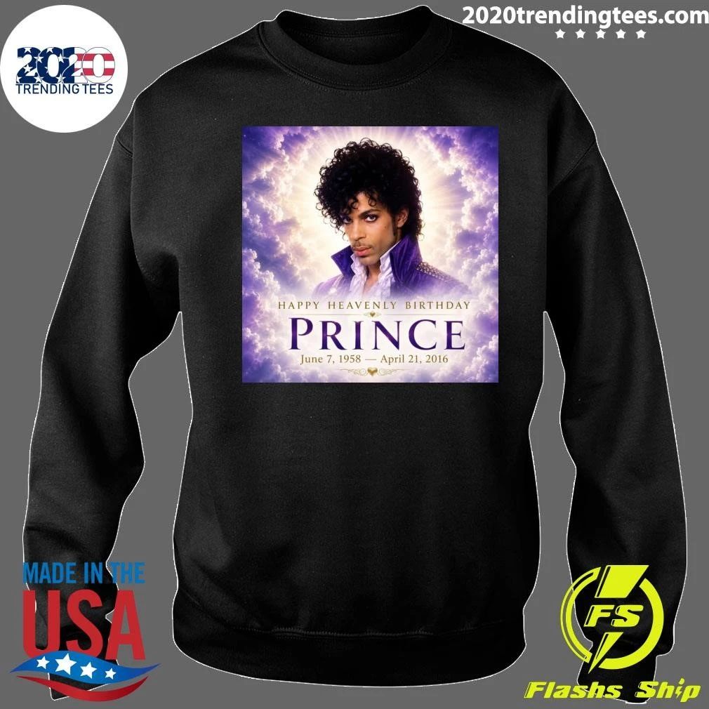 Happy Heavenly Birthday Prince June 7, 1958 – April 21, 2016 Shirt