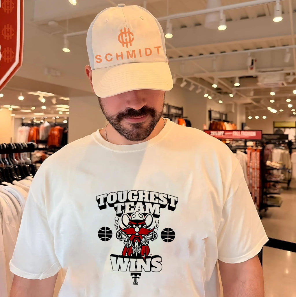 Texas Tech Basketball Toughest Team Wins Raider Red mascot shirt