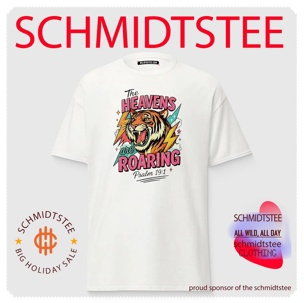 The heavens are roaring cartoon tiger shirt