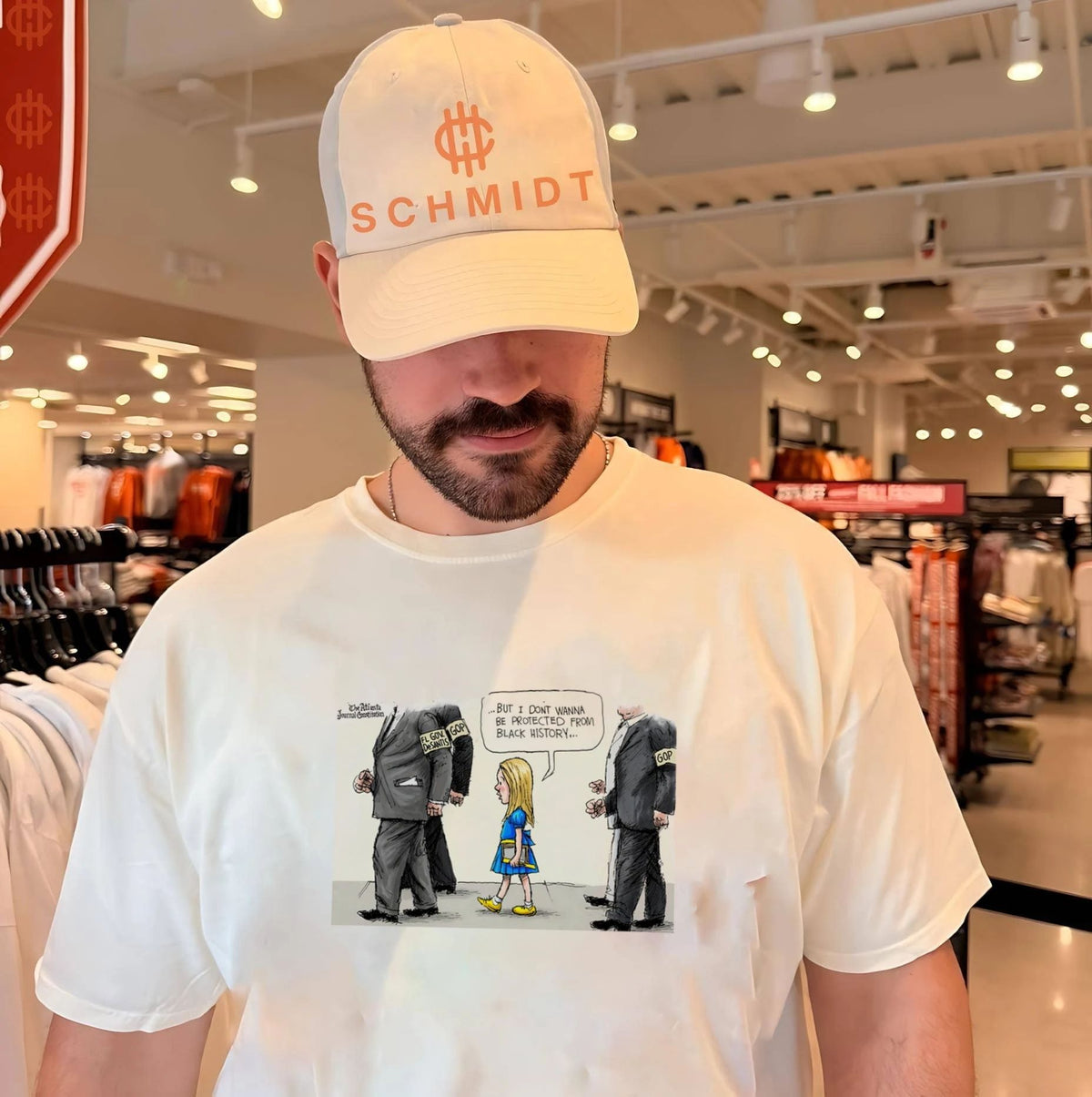 Ron desantis and gop protecting from black history shirt