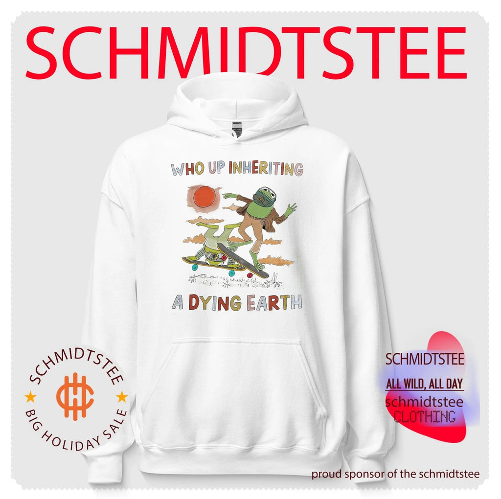 Who Up Inheriting a Dying Earth skating frogs shirt