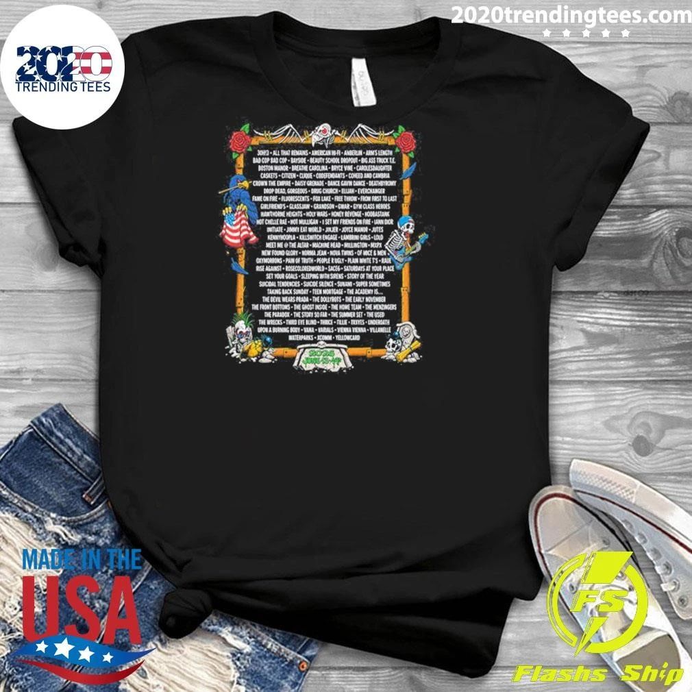 Vans Warped Tour Washington D.C 2026 Lineup Tee Shirt
