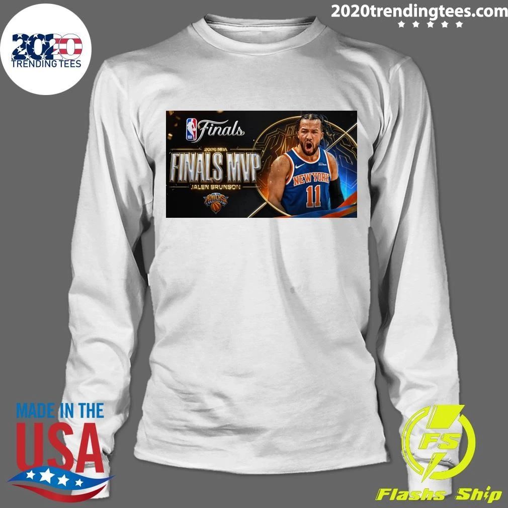 Jalen Brunson wins Bill Russell trophy as 2026 NBA Finals MVP Shirt