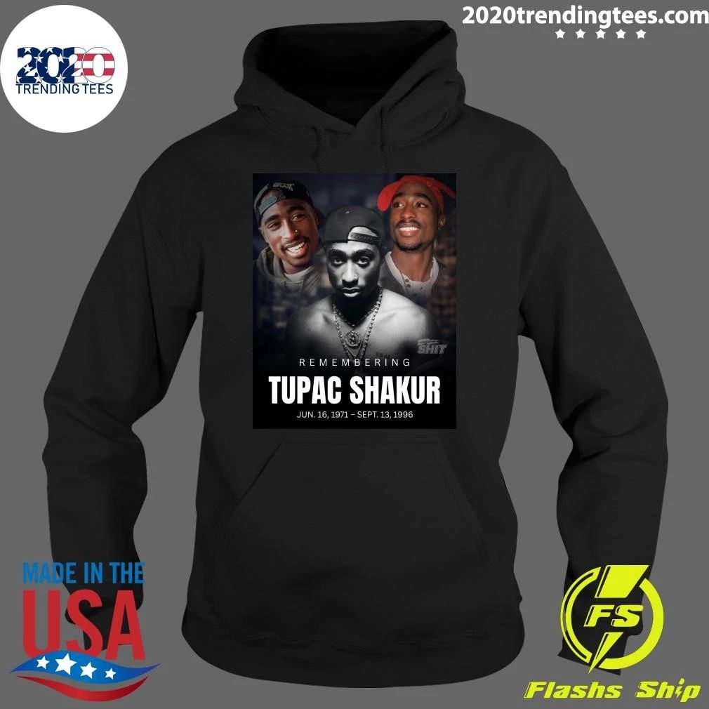 Remembering Tupac Shakur 1971–1996 Vintage Memorial Tribute Shirt