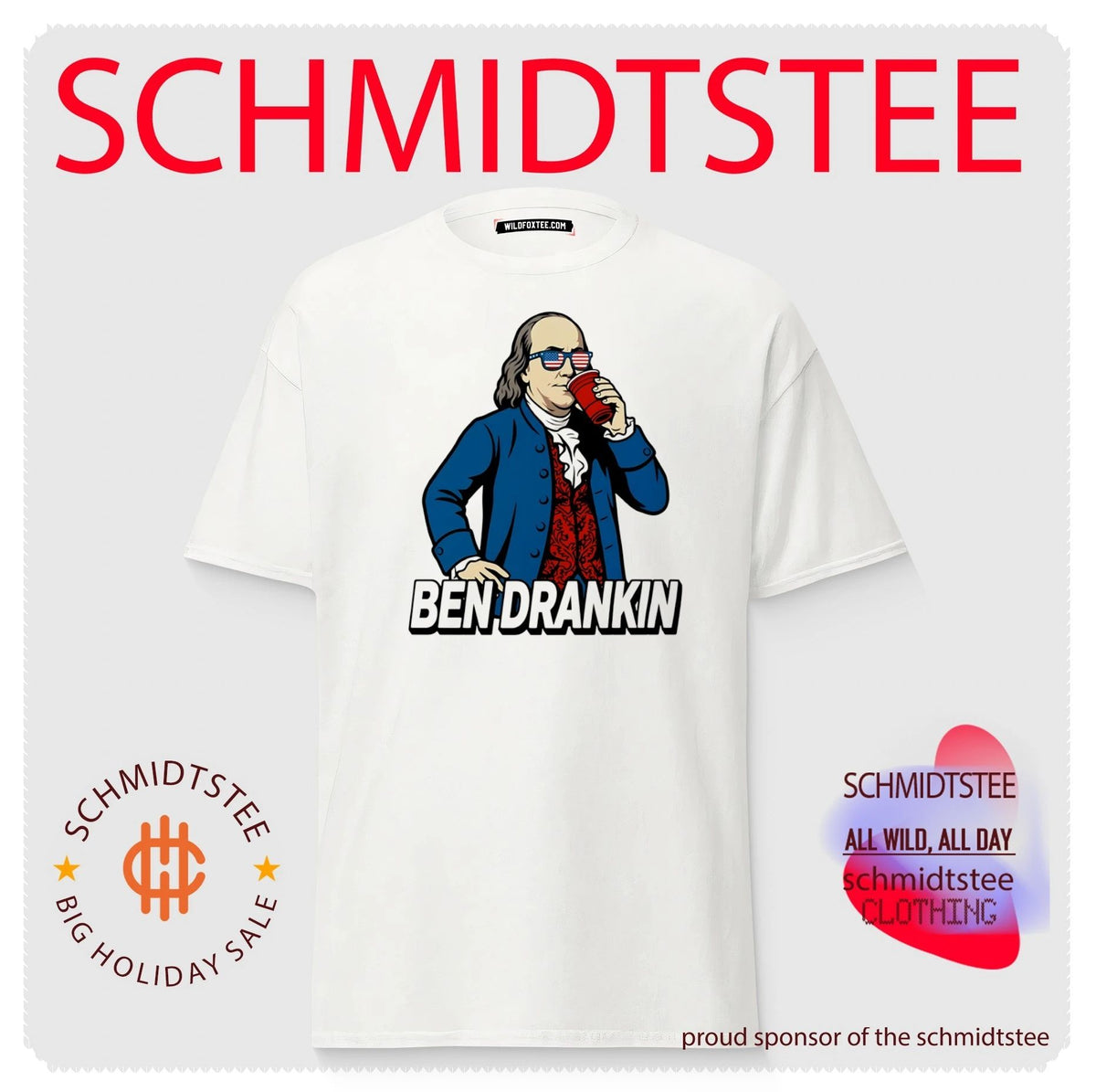 Ben Drankin Benjamin Franklin Party Founding Fathers shirt