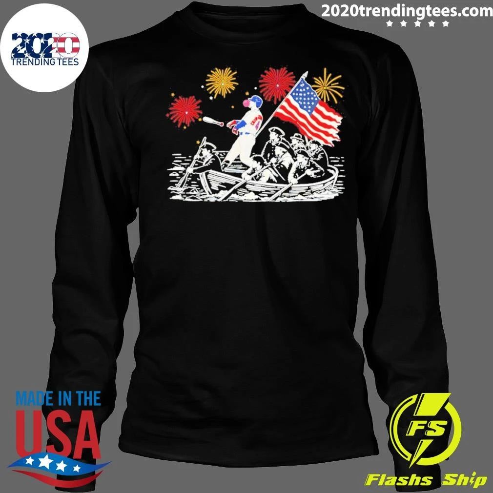 Chicago Cubs Pca Crossing The Delaware 4th Of July Shirt
