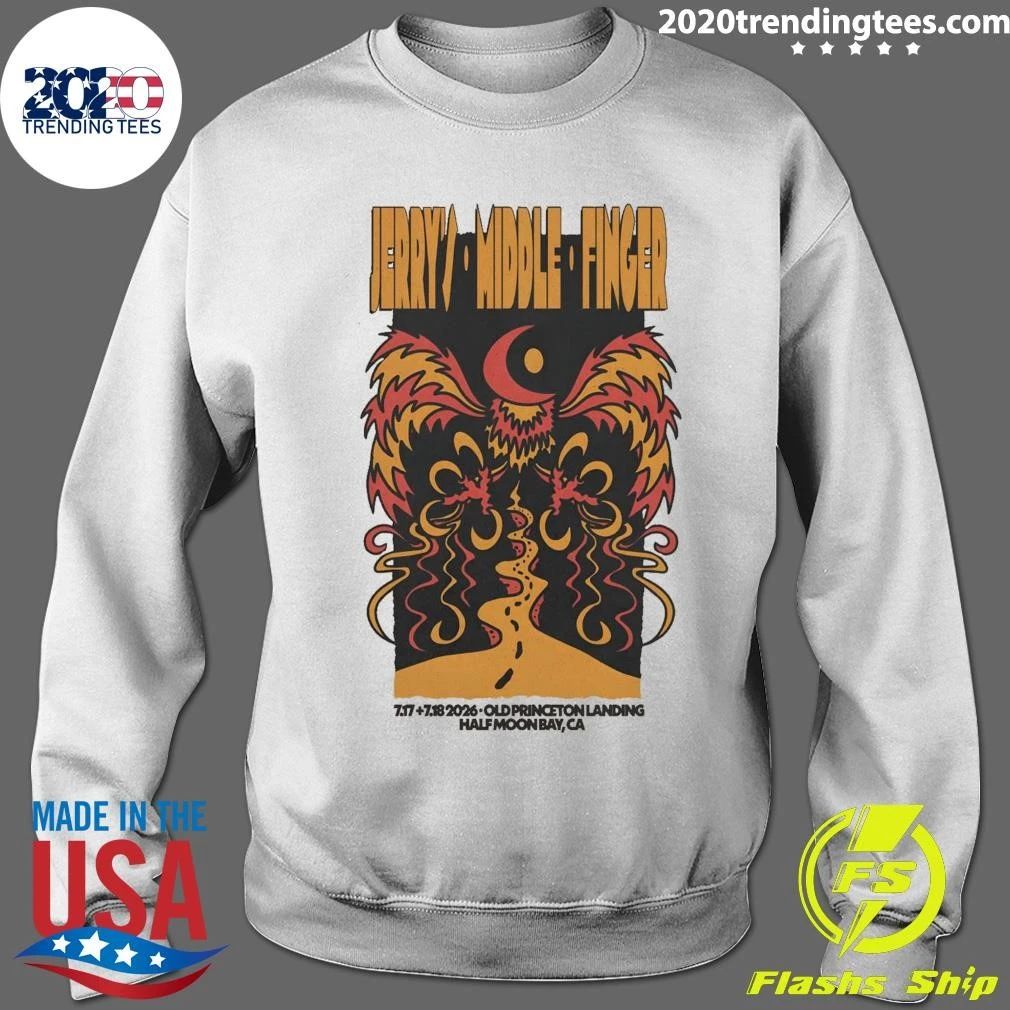 Jerry’s Middle Finger July 17 – July 18, 2026 Half Moon Bay CA Shirt