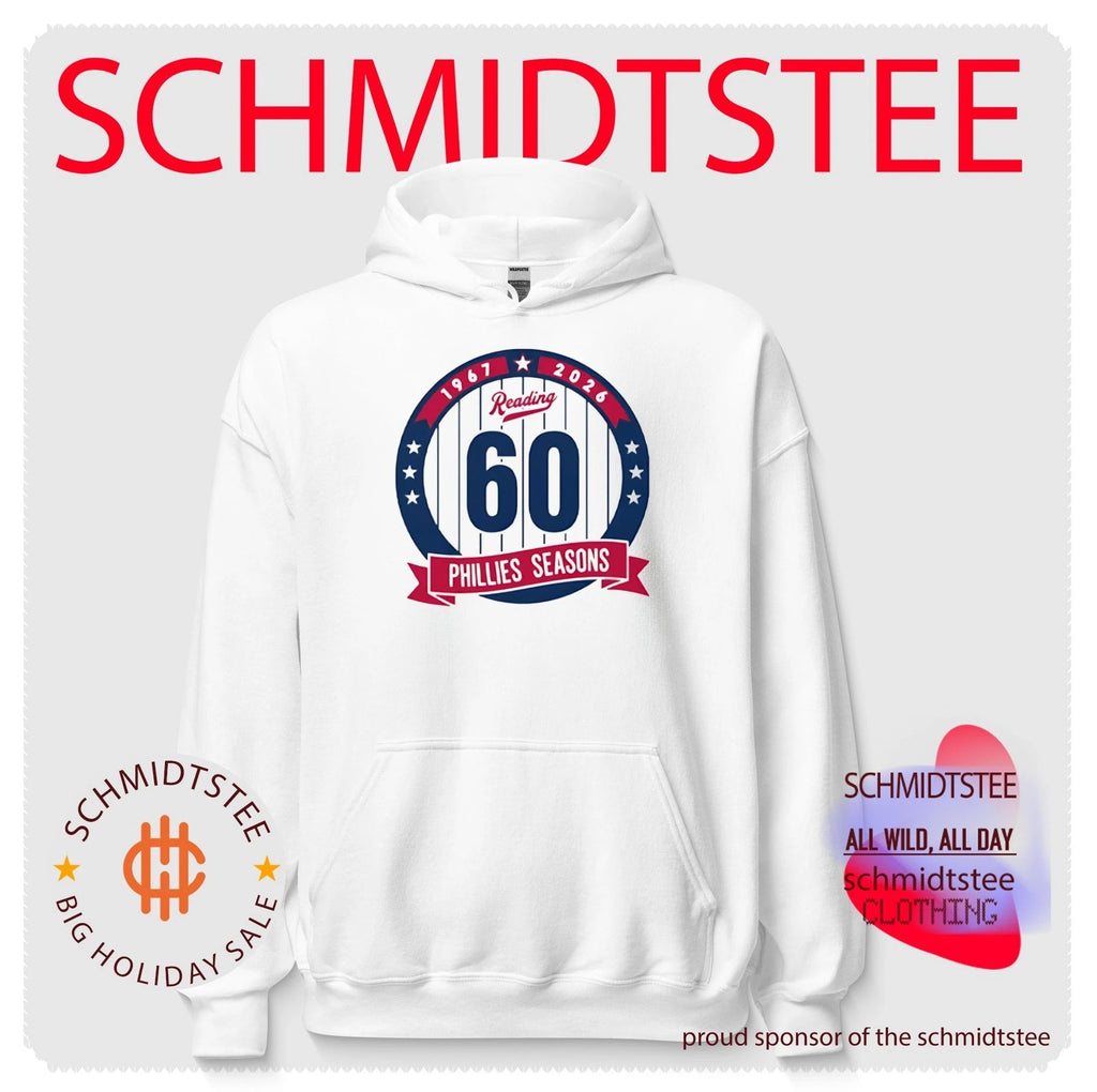 Philadelphia Phillies Reading Fightin Phils 60 Seasons Anniversary 1967–2026 Shirt