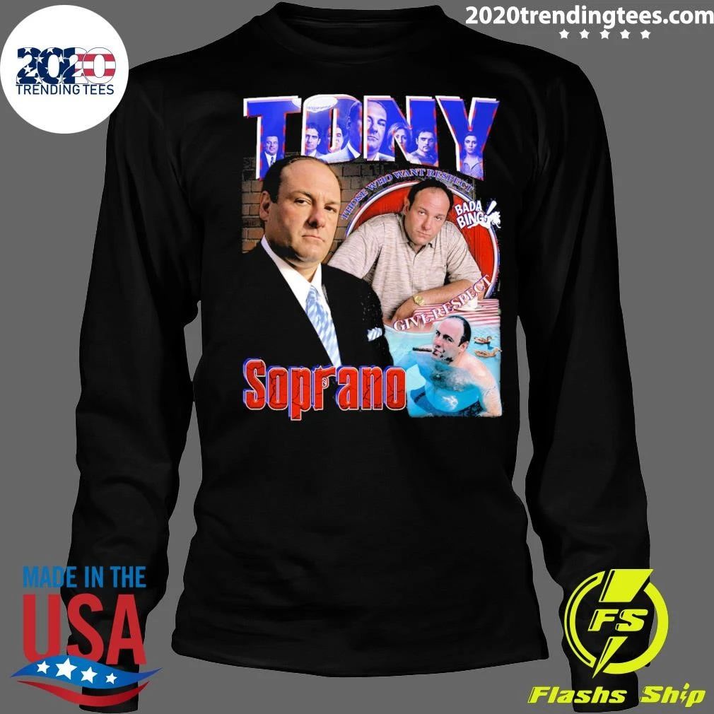 Gildan Tony Soprano The Sopranos Vintage Tee Shirt