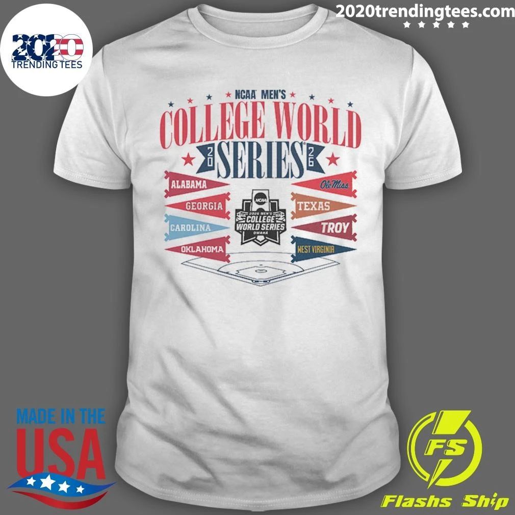 NCAA Men’s College World Series Field 2026 Shirt