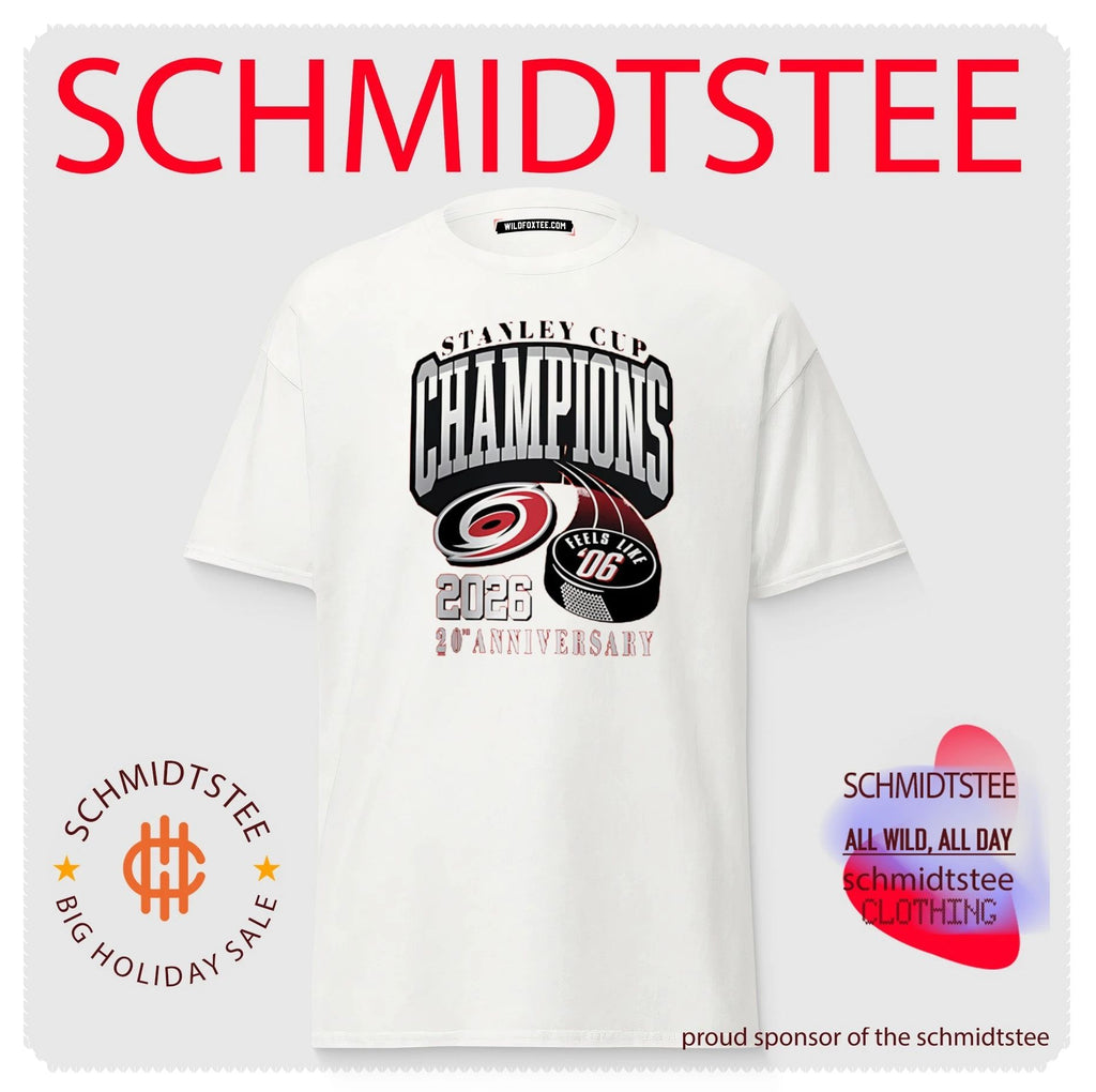 Carolina Hurricanes 2026 Stanley Cup Champions 20th Anniversary Puck Graphic shirt