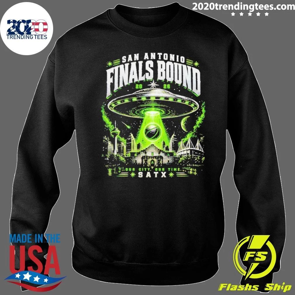 Antonio Finals Bound Spurs Basketball Satx Our City Our Time Shirt