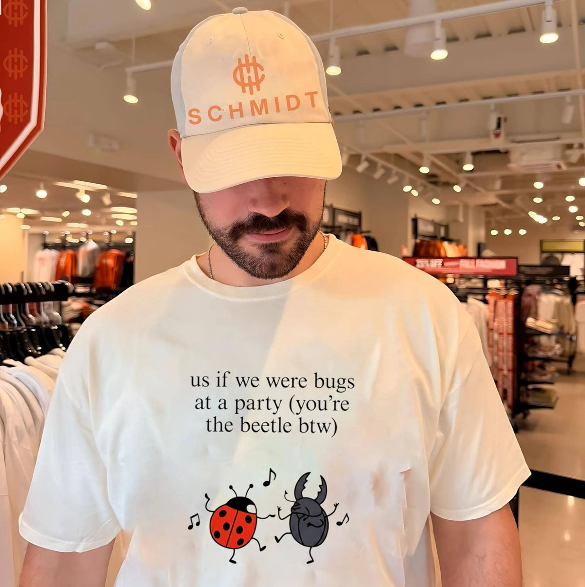 Us if We Were Bugs at a Party You Are the Beetle shirt