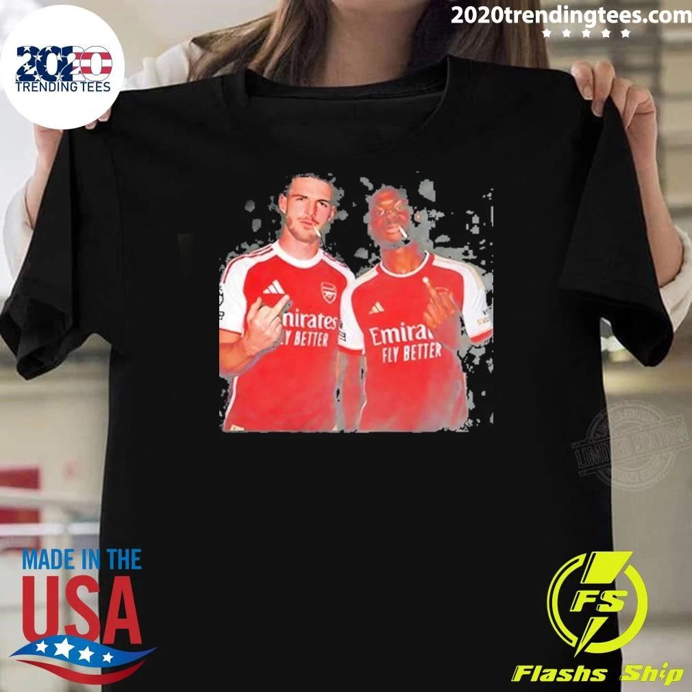 Arsenal Soccer The Middle Finger Gesture 4 Shirt