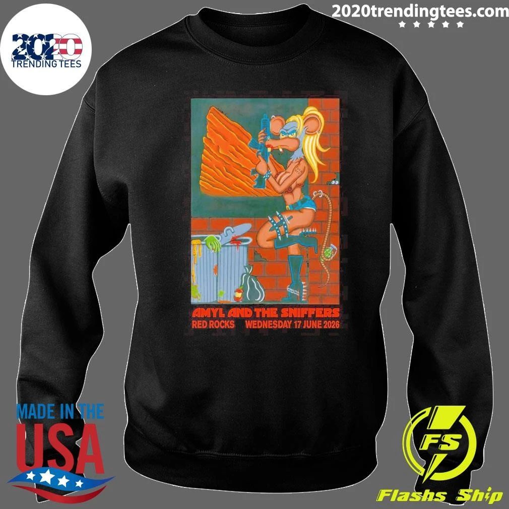 Amyl and The Sniffers & L7 Red Rocks Amphitheatre June 17, 2026 Morrison Shirt