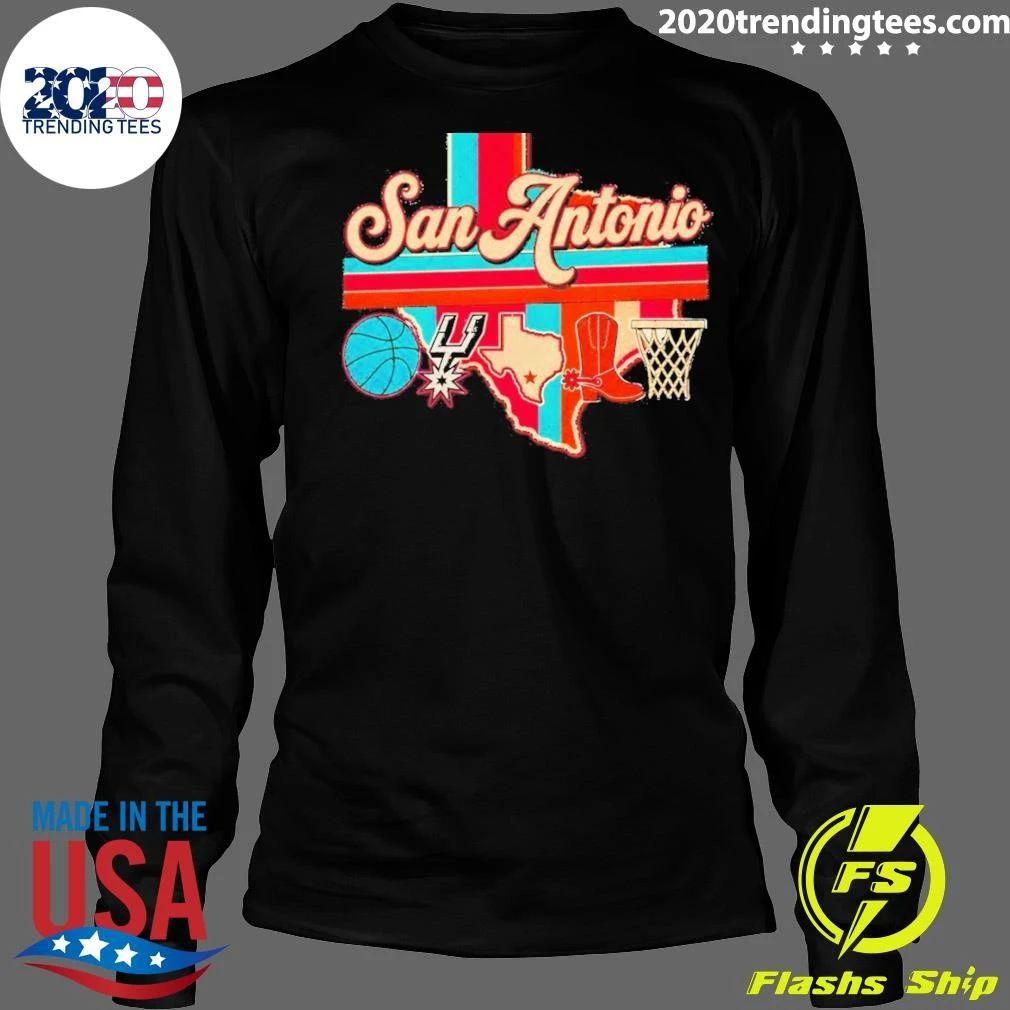 Antonio Spurs basketball 5 Icons Vintage Spurs Inspired NBA 2026 shirt