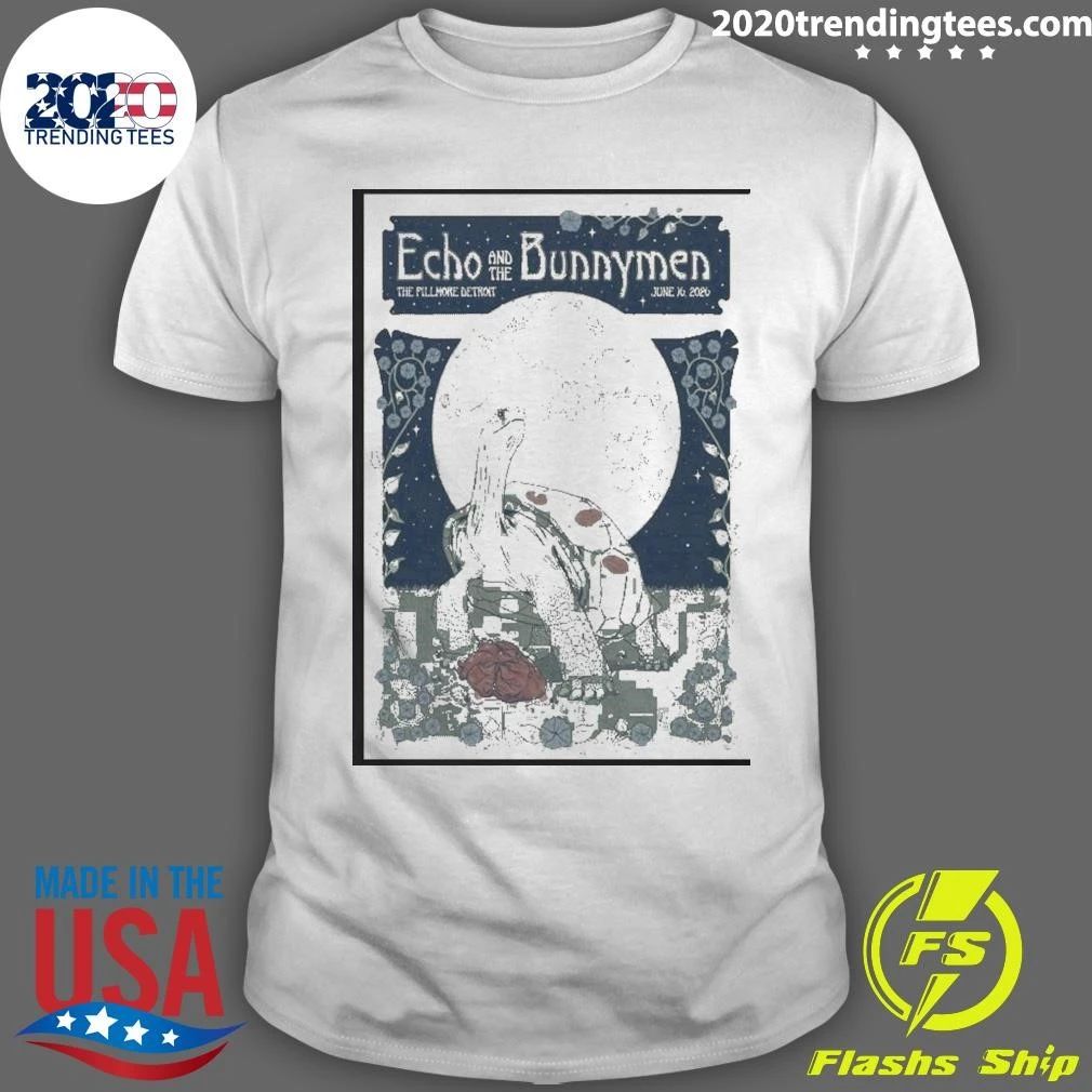 Echo And The Bunnymen The Fillmore Detroit MI June 16 2026 Poster Shirt