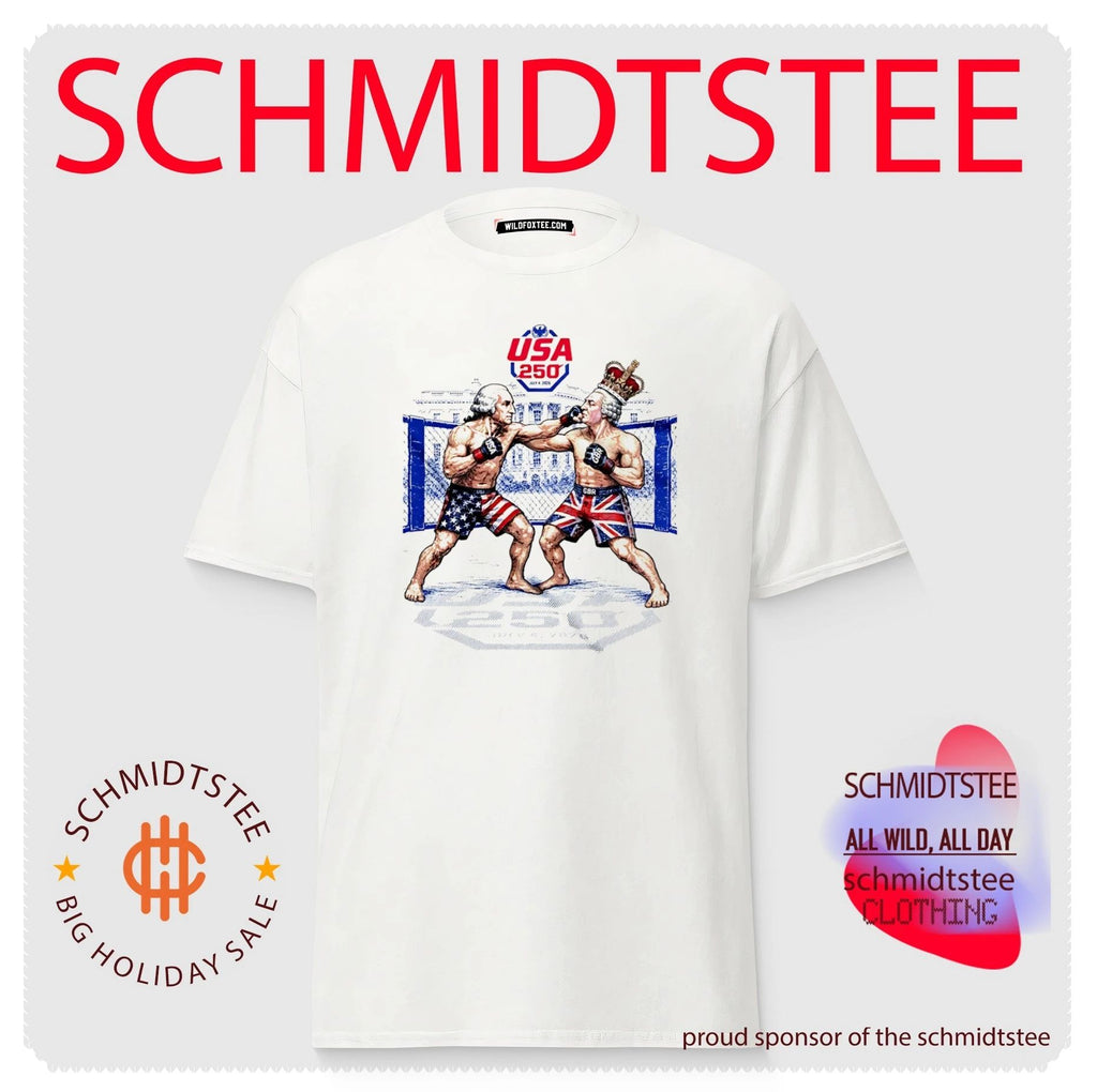 USA 250 MMA George Washington vs George III shirt