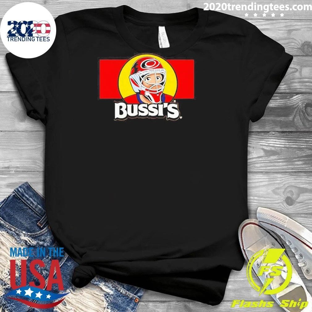Brandon Bussi Bussi’s Goalie Carolina Hurricanes Hockey NHL 2026 Tee Shirt