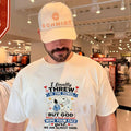 I Finally Threw in the Towel but God Said Wipe Your Face Girl We Are Almost There shirt