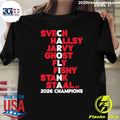 Carolina Hockey Svech Hallsy Jarvy Ghost Fly Fishy Stank Staala 2026 Champions Shirt