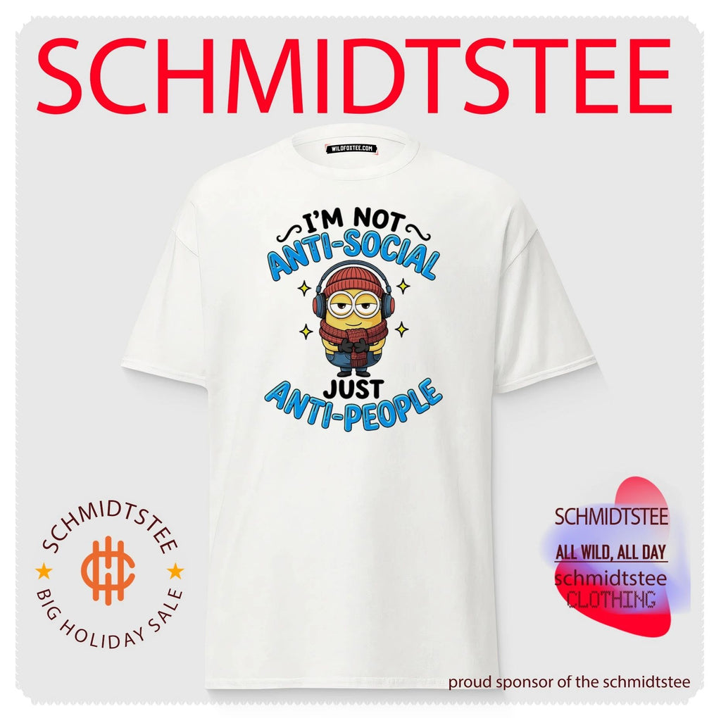 I’m not anto-social just anti-people Minion shirt