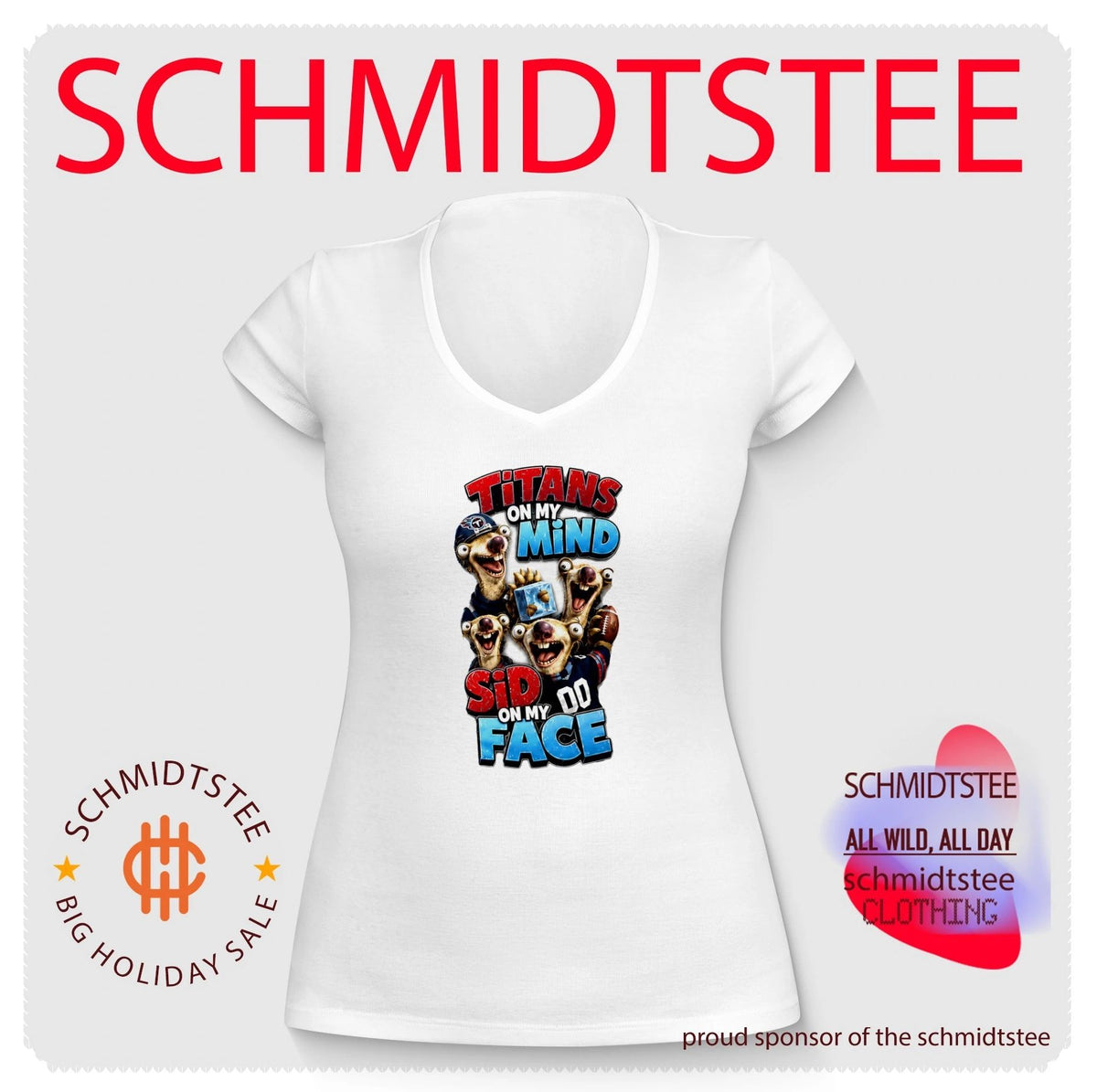 Tennessee Titans on my Mind Sid On My Face shirt