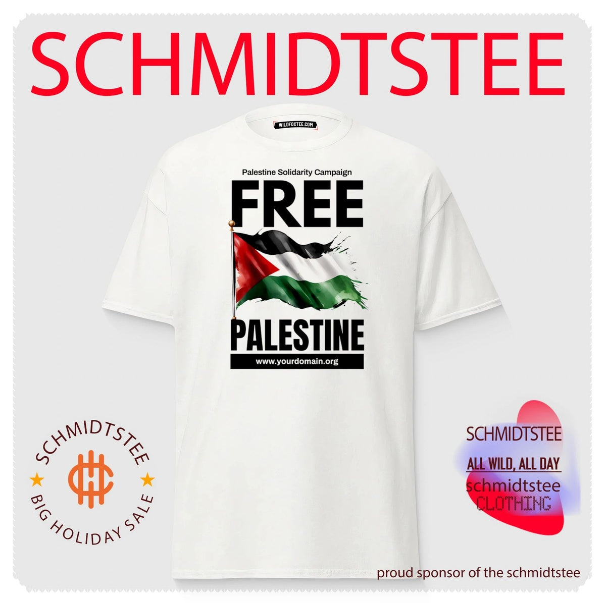 Free Palestine Solidarity Campaign Flag shirt